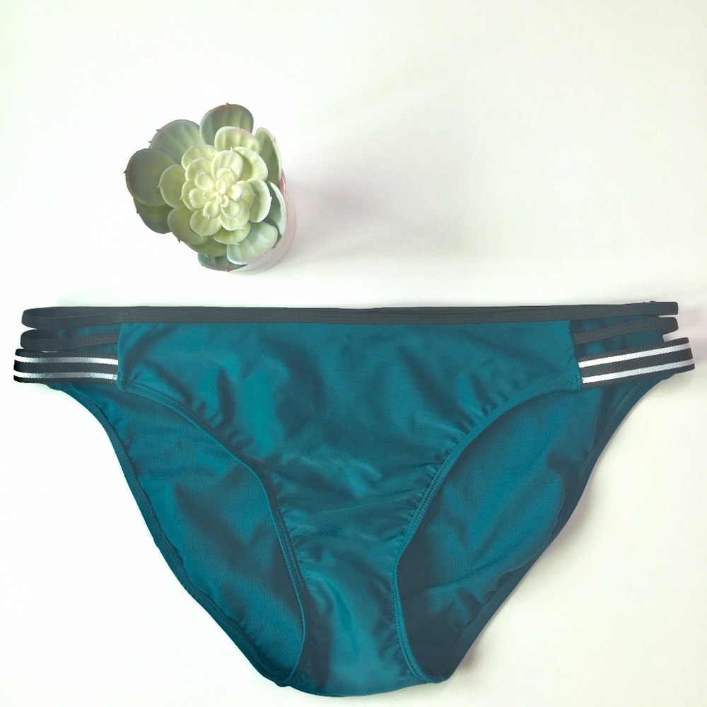 xhilaration | NWOT Teal Racerstripe Bottom B1